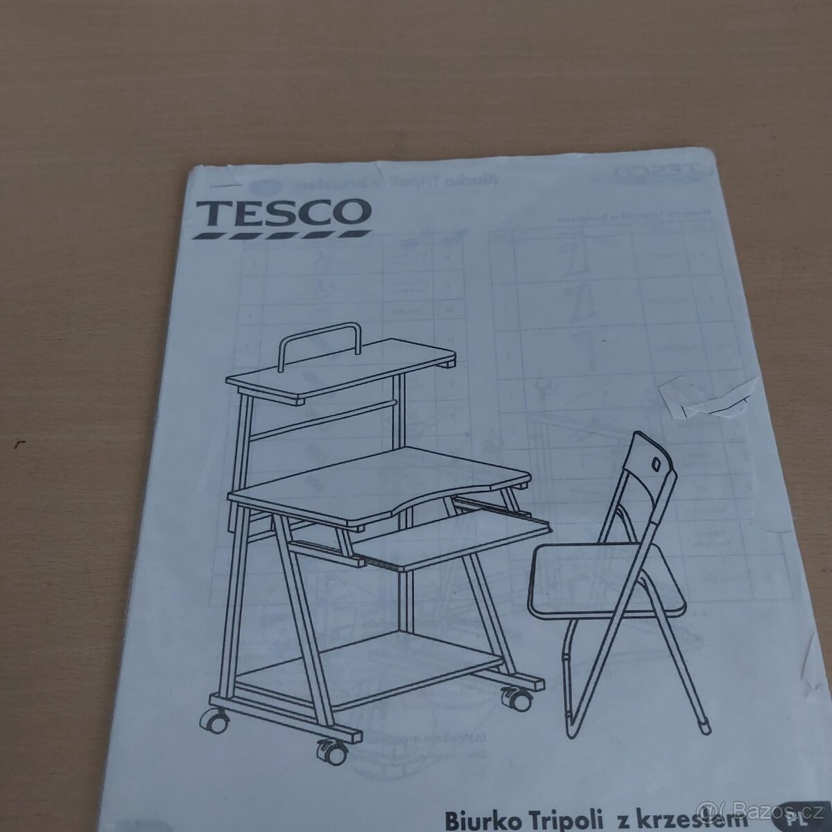 PC stolek pro harmonickou práci/studium (mobilní, na kolečká - 2