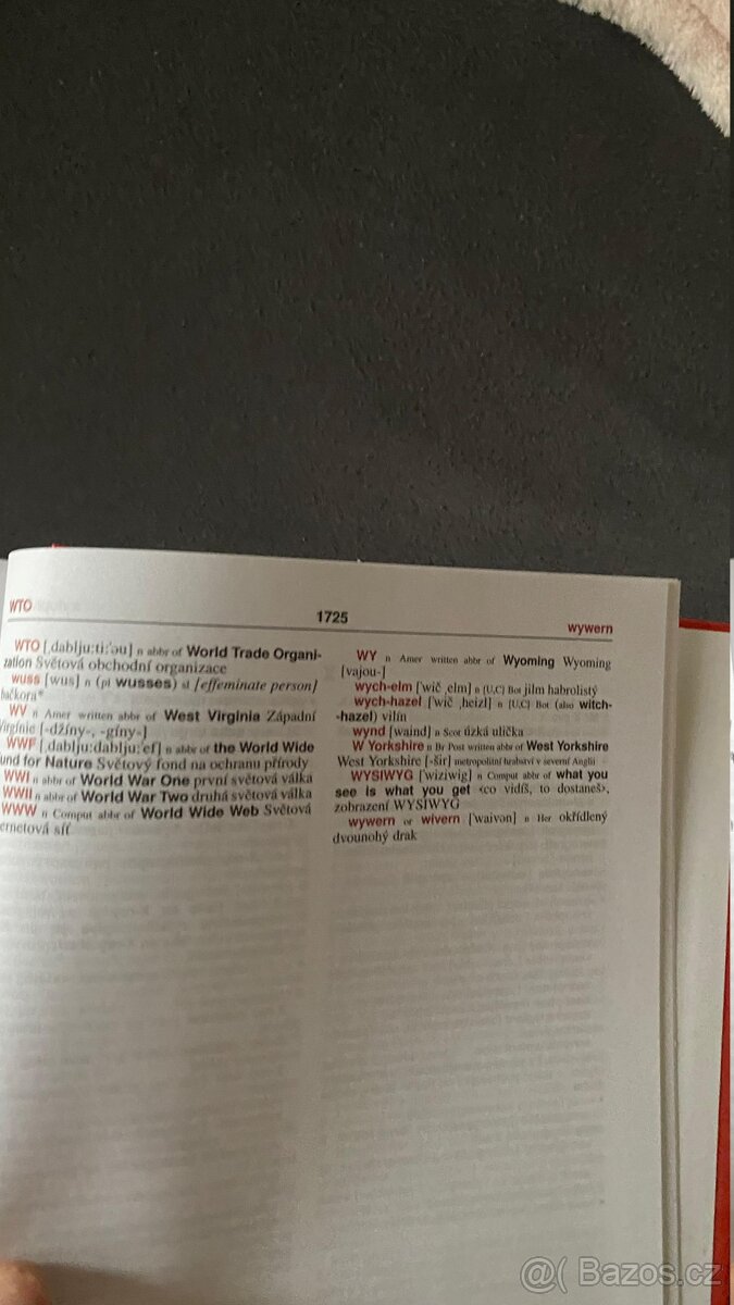 Anglicko český slovník Josef Fronek - 2