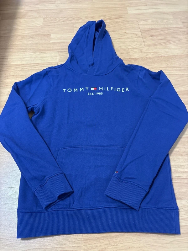 Tommy Hilfiger modrá mikina vel. 164 - 2