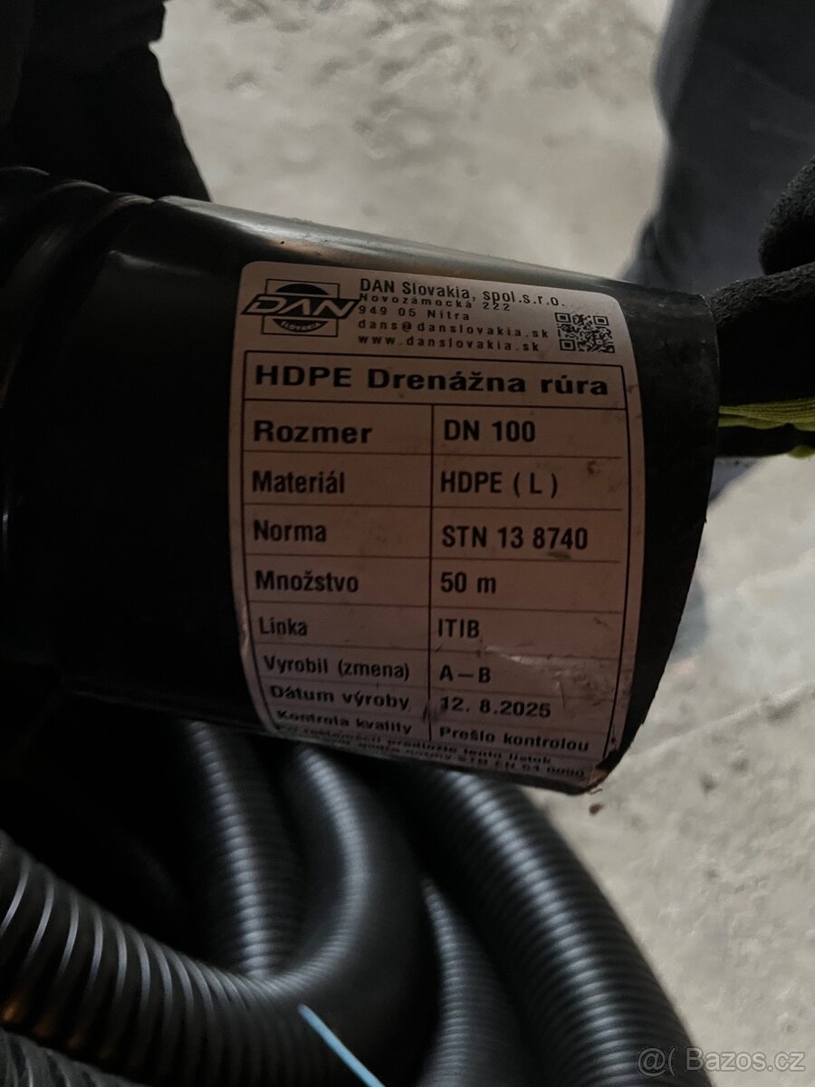 Drenážní trubka průměr 100 40m - 2