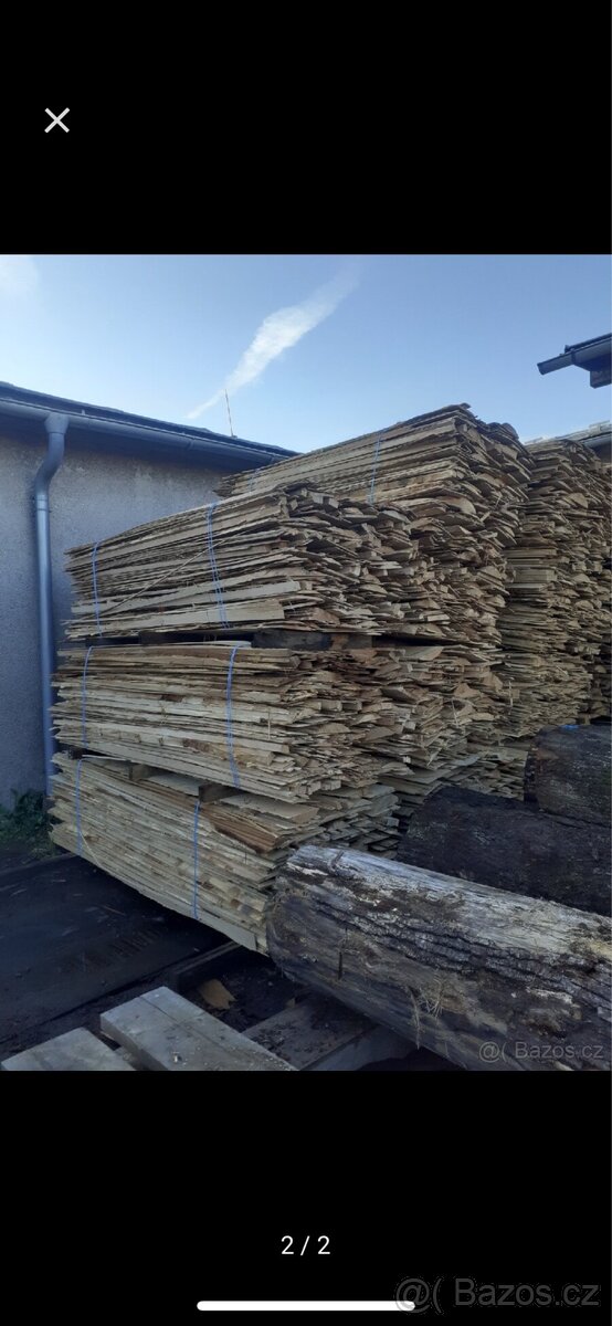 Palivové drevo dub bez kůry - 2