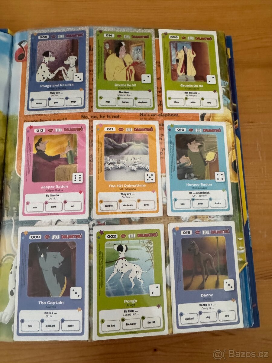 Prodám toto Tesco Disney album s kartičkami - 2