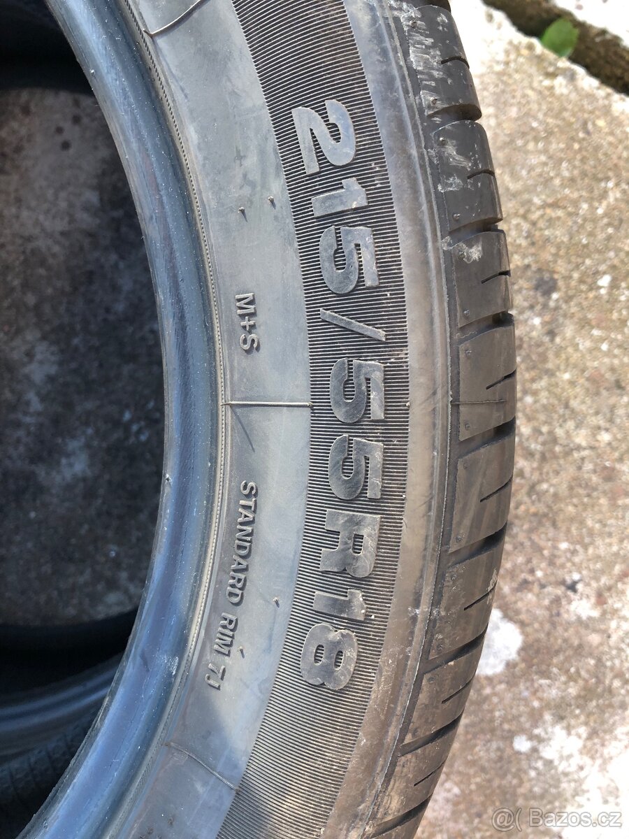 Zimní pneu 215/55/18 - 2