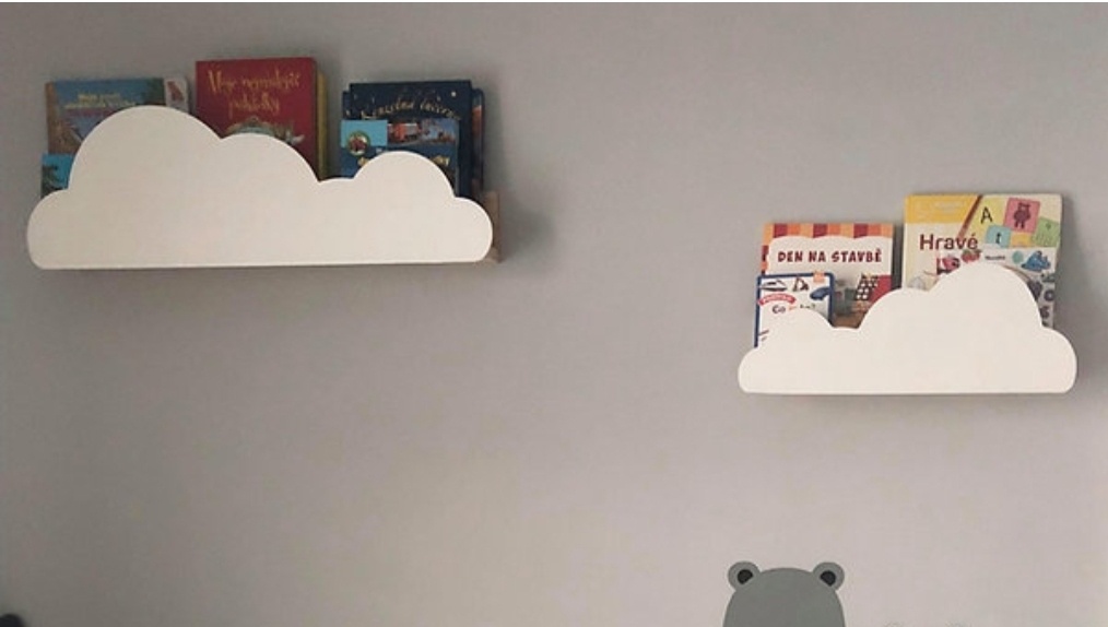 Dřevěné poličky do dětského pokoje - 2