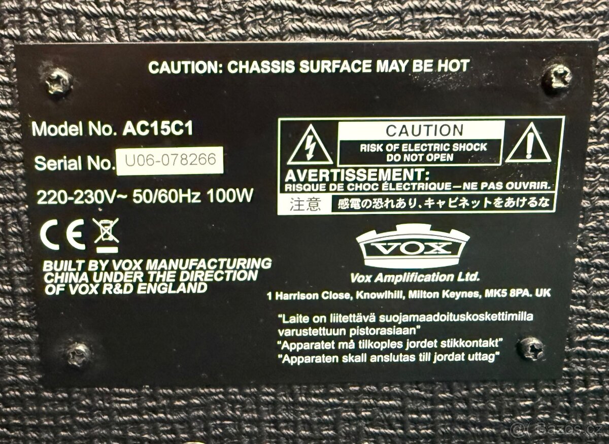 Kytarové kombo VOX - 2