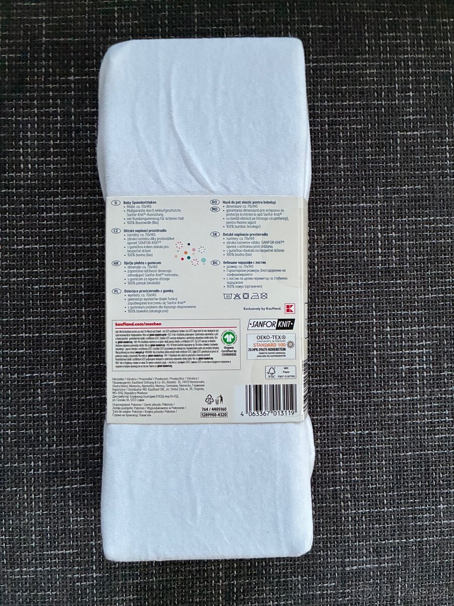 Prostěradlo na dětskou postýlku dva kusy - 2