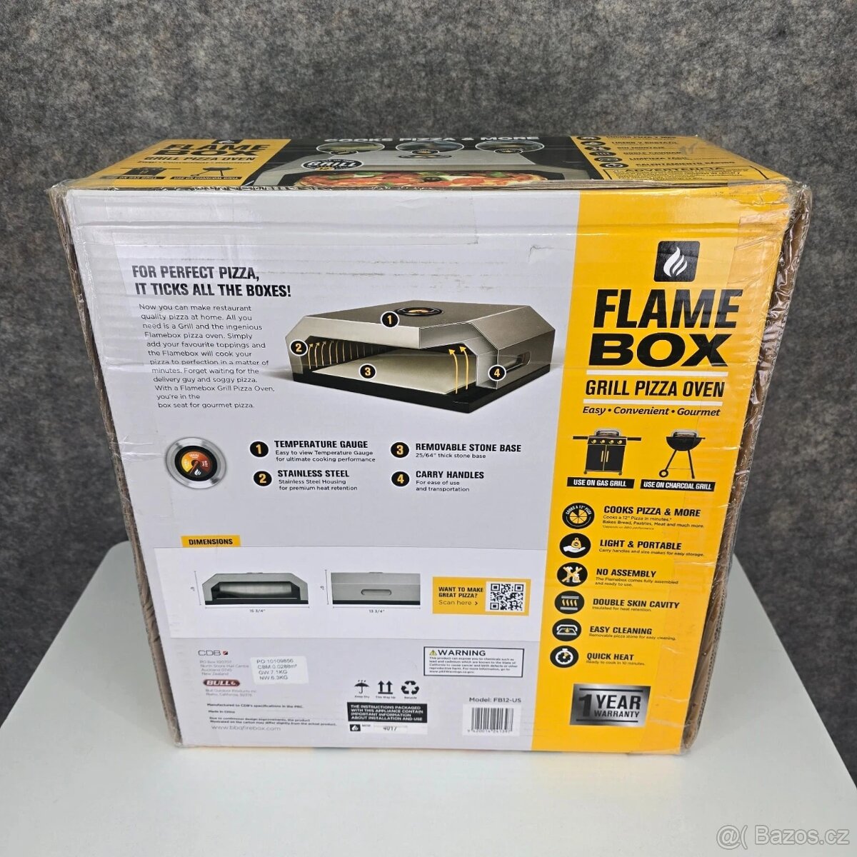 Flamebox přenosná pec FB12 - 2