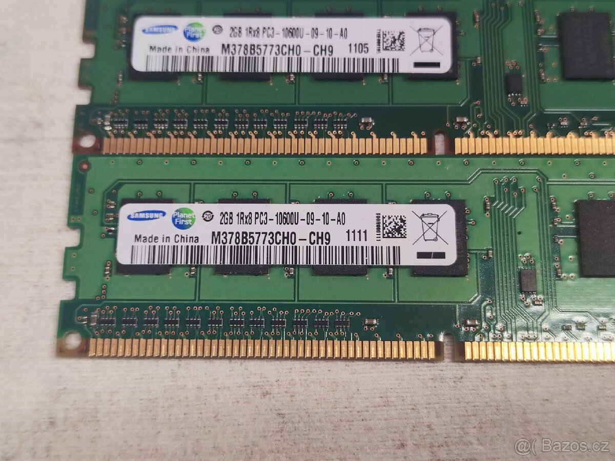 Velká sada RAM pamětí (DDR3, DDR2, DDR1) - 2