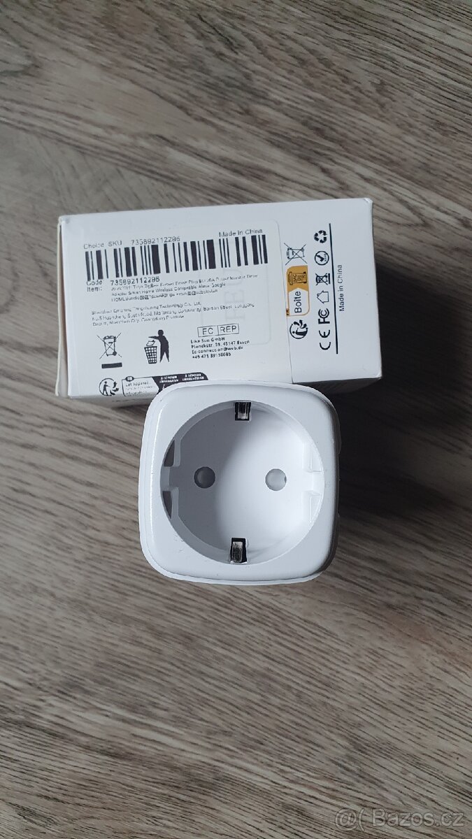 Zigbee chytrá zasuvka 20A měření - 2