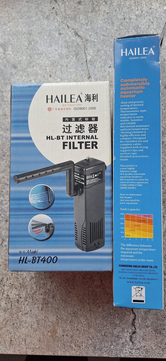 Aquarijní filtr a topení - 2