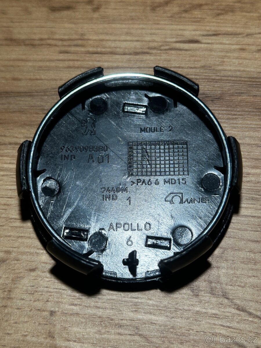 Krytky na kola Peugeot – 60 mm - 2