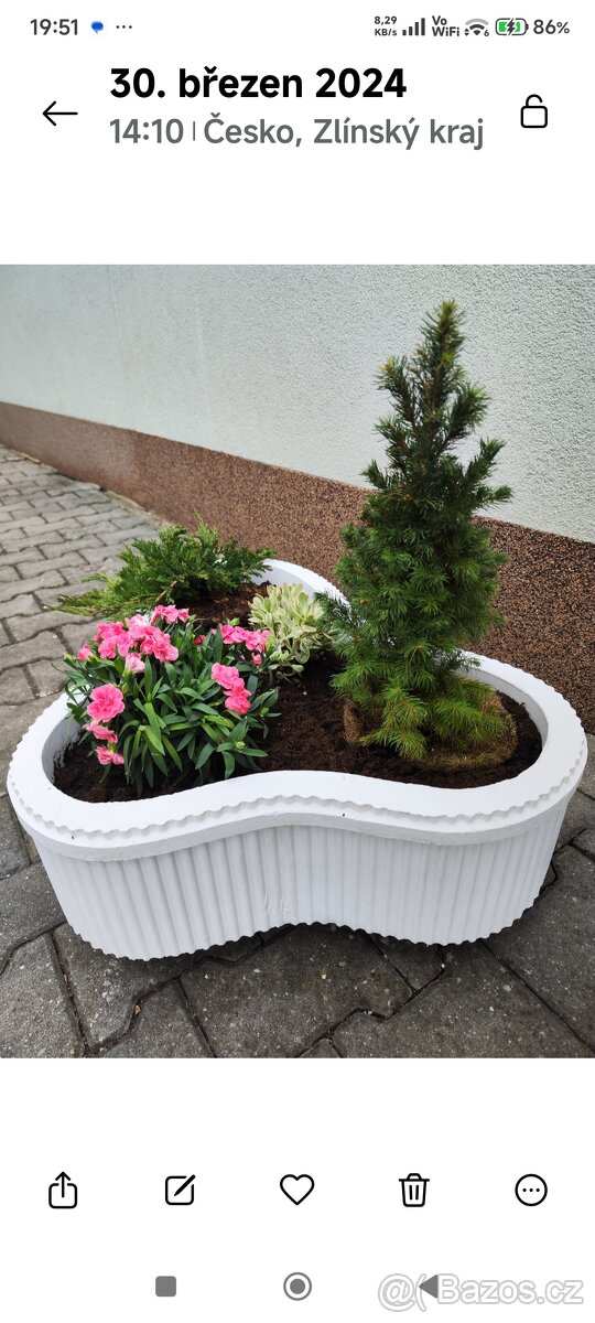 Betonové květináče - 2