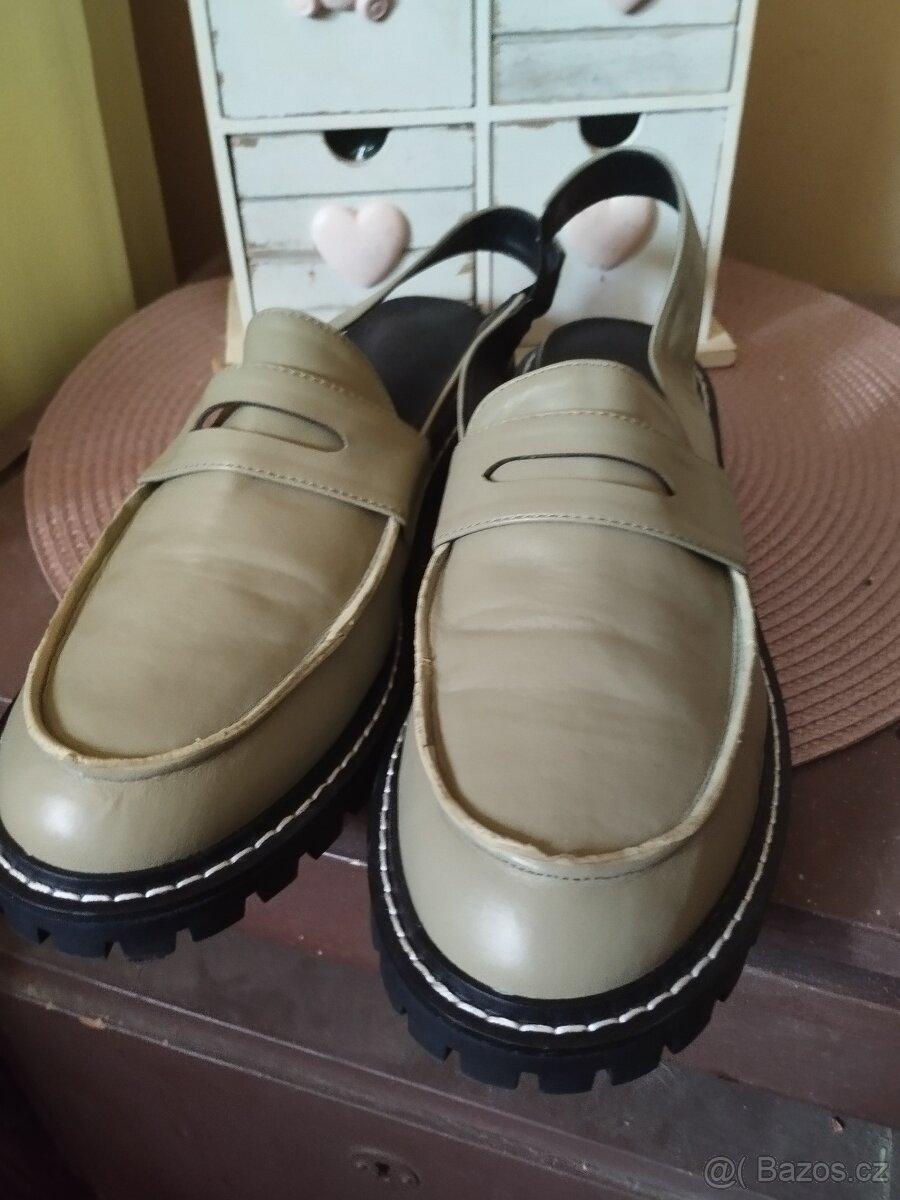 khaki boty bez paty - 2