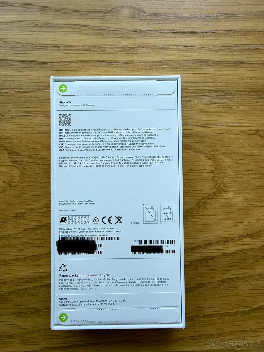 iPhone 17 Black 256GB NEROZBALENÝ NOVÝ - 2
