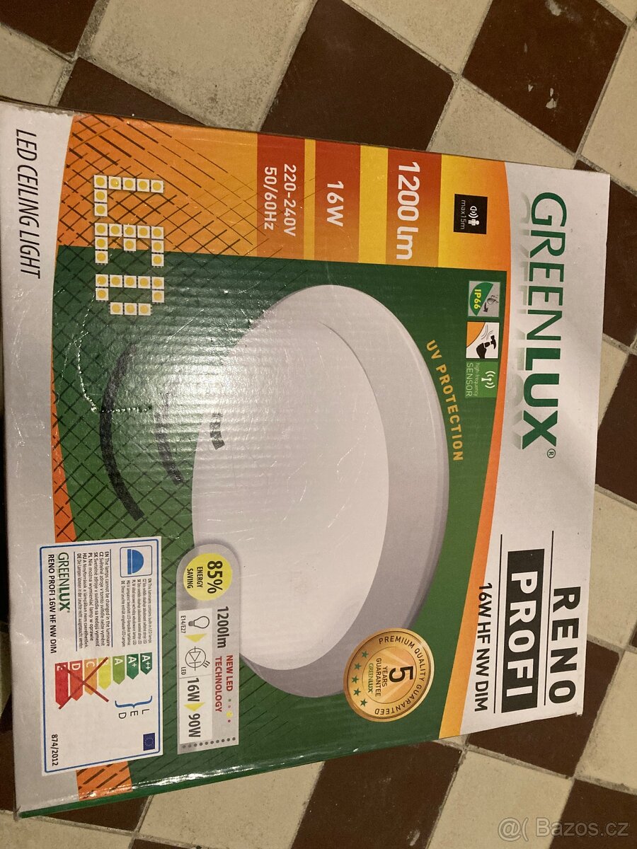 LED světlo Greenlux s čidlem 16W - 2