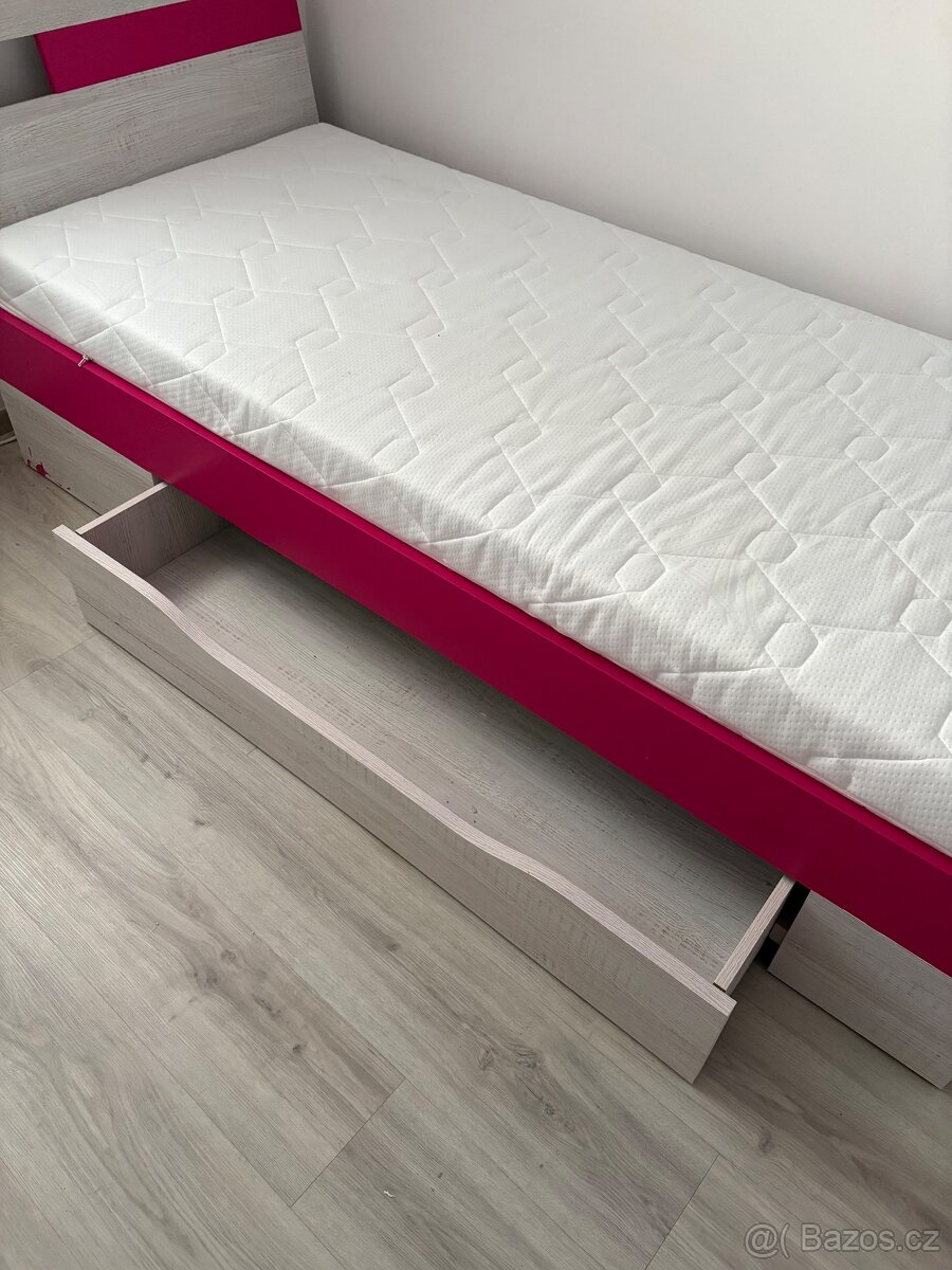 Prodám dětskou postel 90 × 200 cm - 2