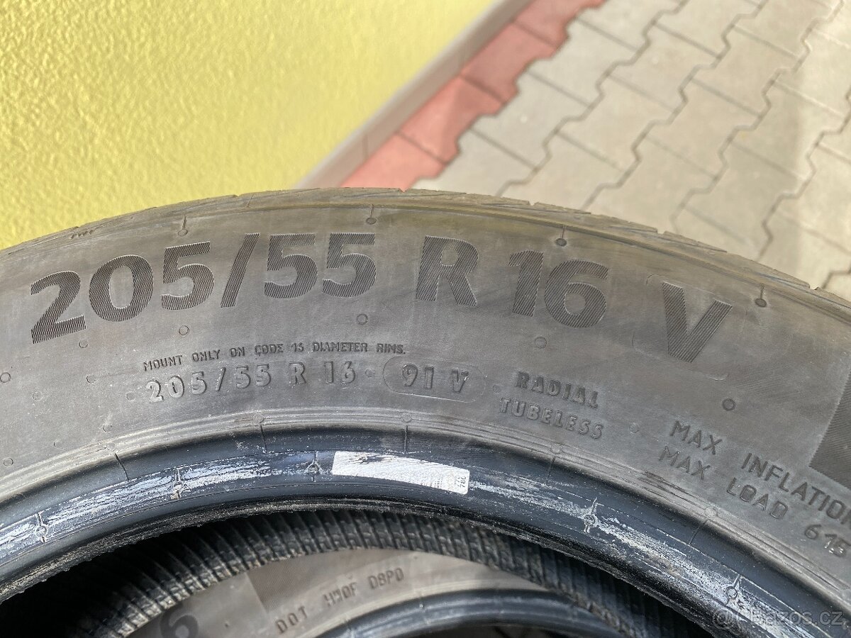 LETNÍ PNEU CONTINENTAL 205/55/16 - 2