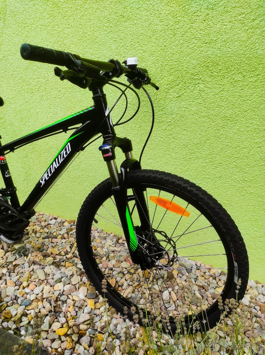 Značkové dětské kolo Specialized 24" (černá/zelená)# - 2