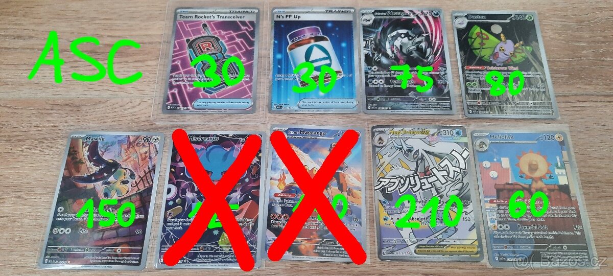 Pokémon karty hity + EX - 2