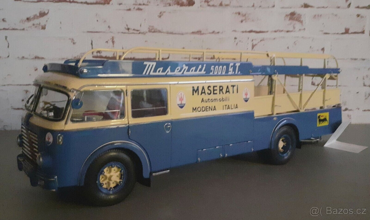 CMC Fiat racing transporter 118 NOVÝ originál M-097 - 2