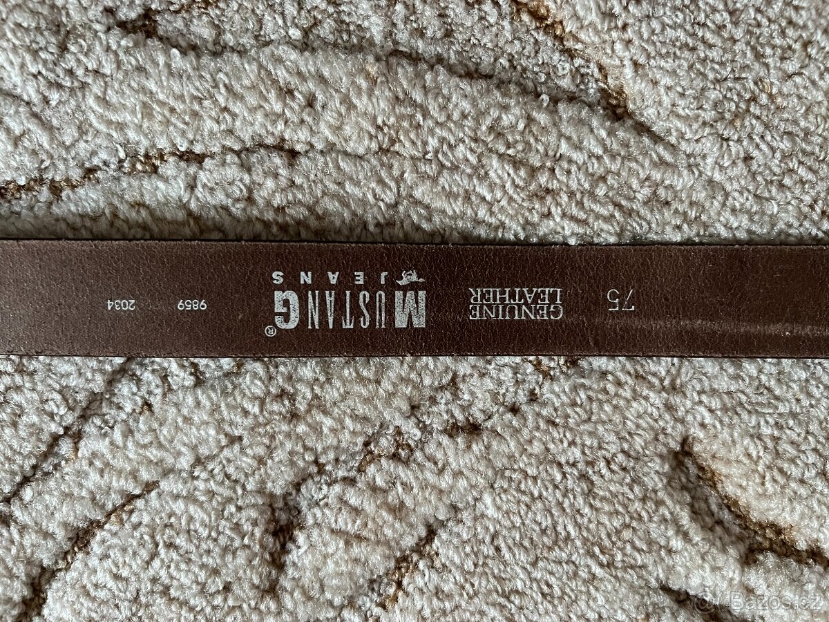 Kožený pásek Mustang - 2