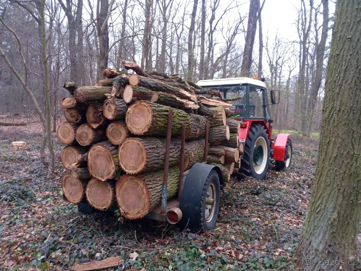 Vlek za traktor na dřevo - 2