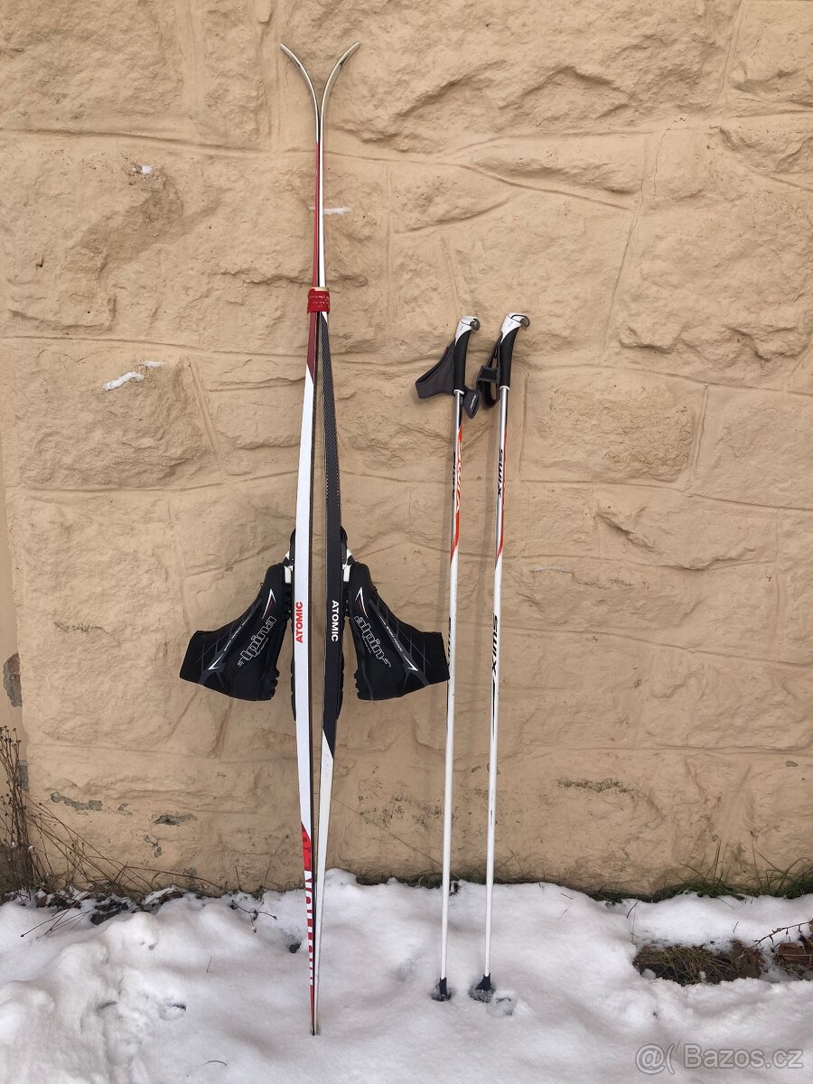 Bězkařský set lyže 200 hůlky 145 boty 41 - 2