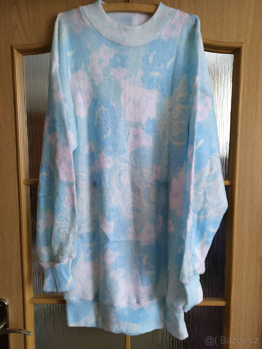 DÁMSKÝ DELŠÍ PRUŽNÝ SVETR SRN VEL.42/44 - 2