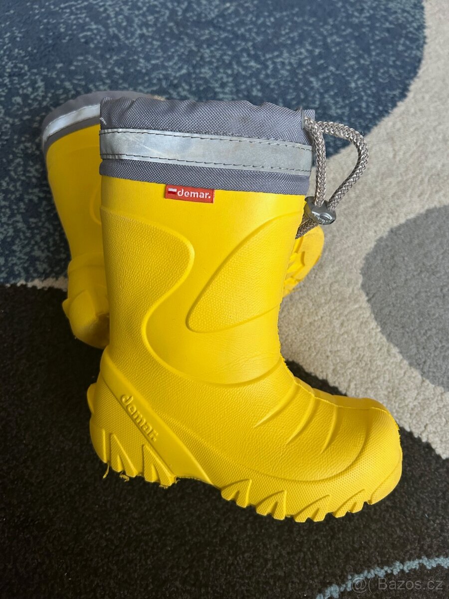 Dětské zateplené holínky Demar vel. 26/27 - 2