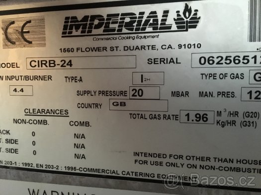 PROFI LITINOVÝ PLYNOVÝ GRILL - IMPERIAL USA - 2