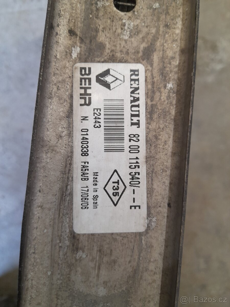 Intercooler Renaul Scénic - 2