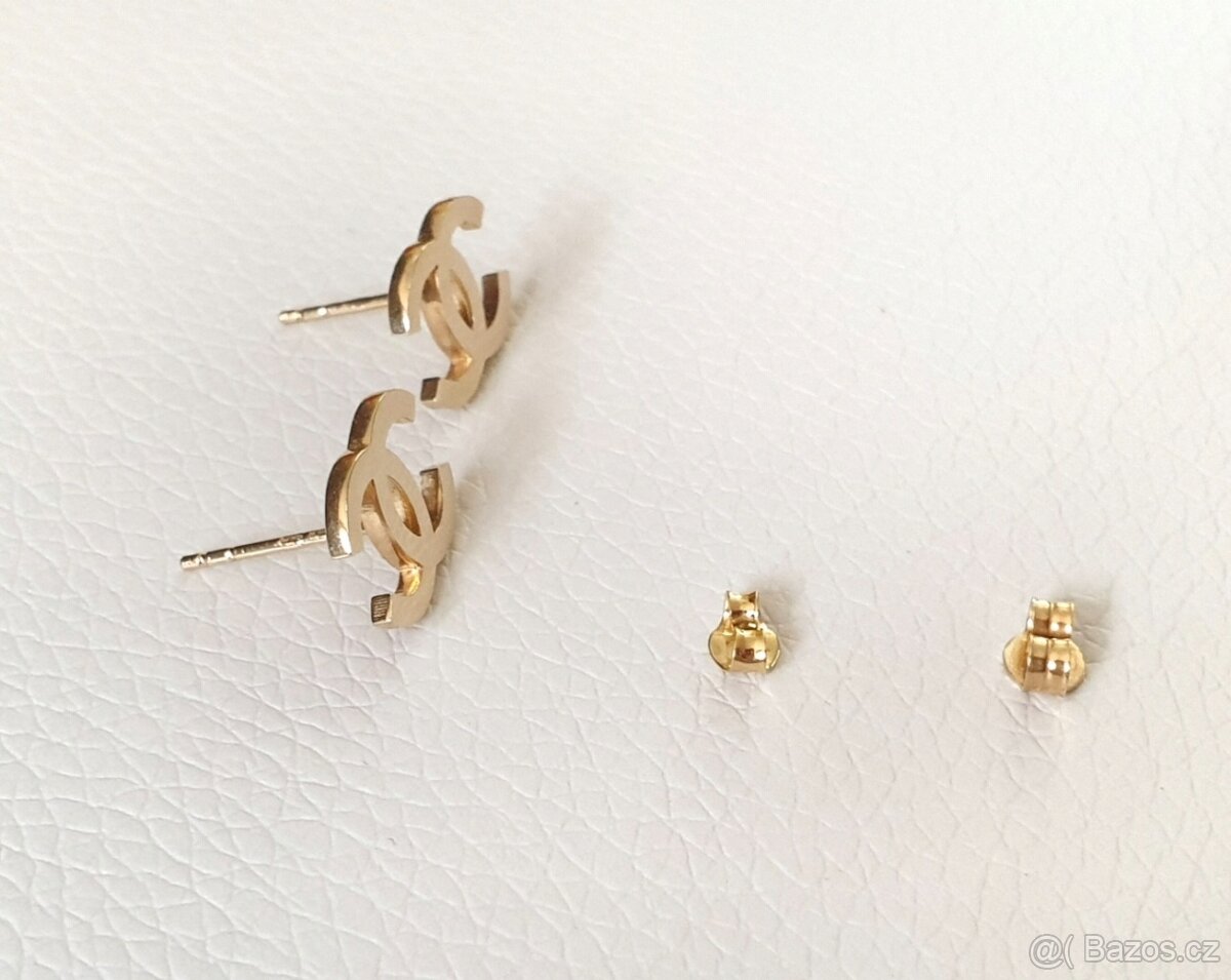 Zlaté náušnice 1,4 cm - 2