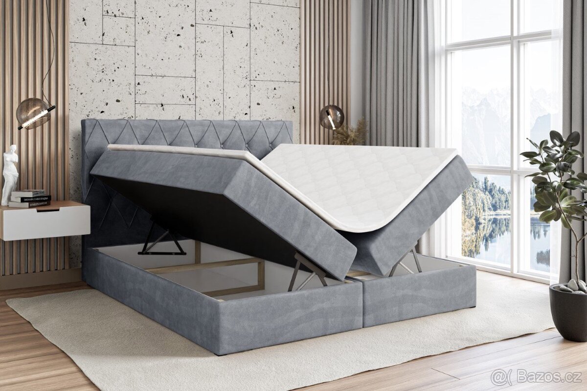 čalouněná postel Nadine 160/180x200cm Nová - 2