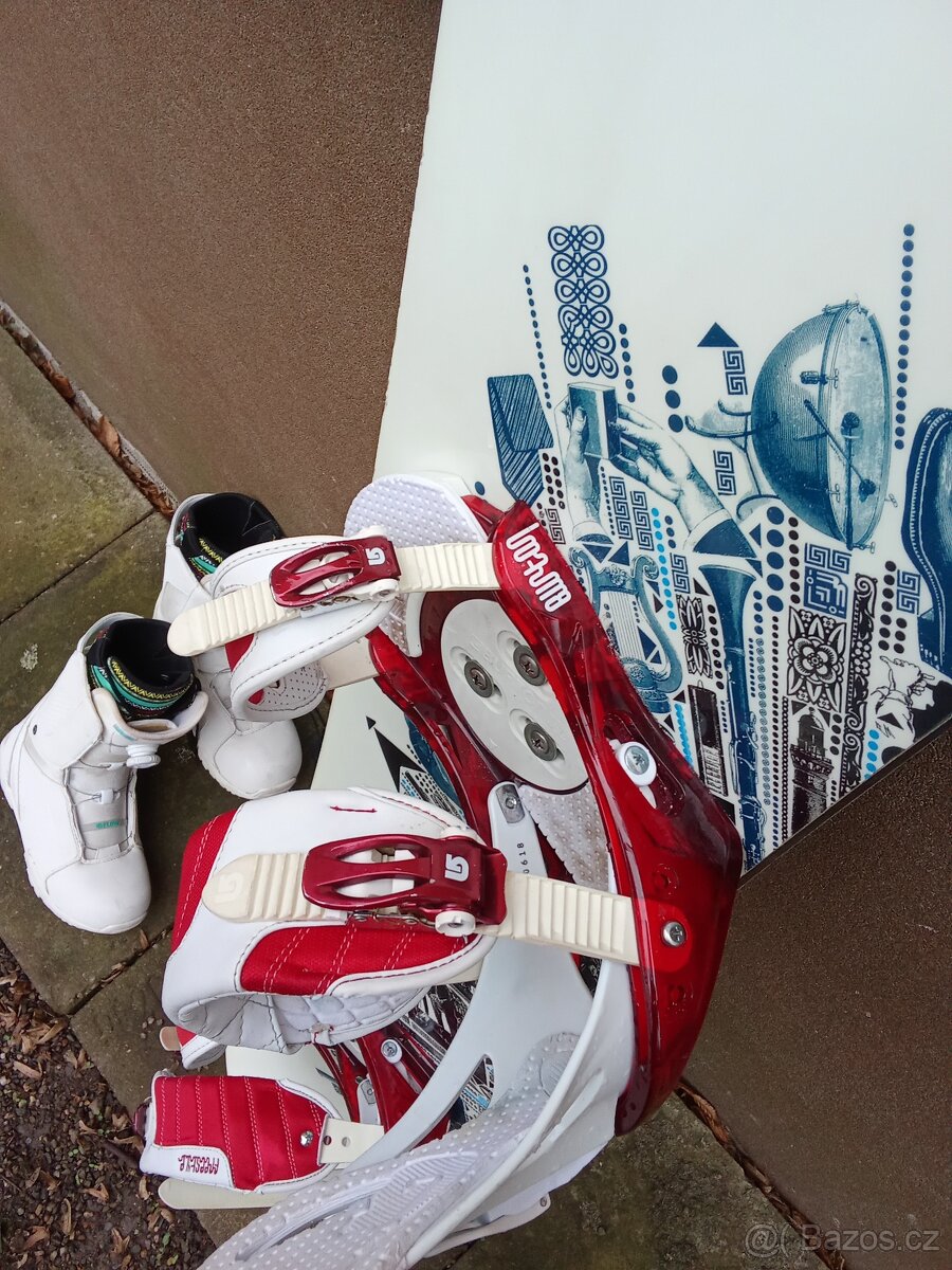 snowboard Burton 147 + boty 41 - 2