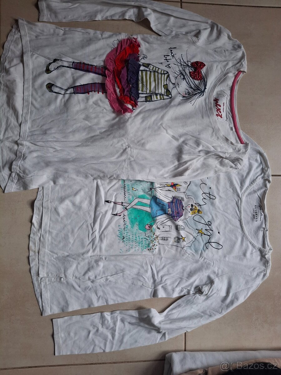 4 trička 12-13 let - 2