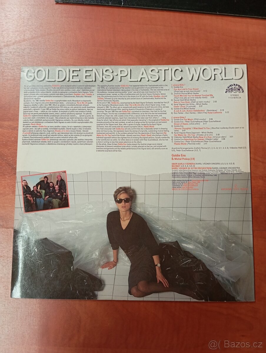 LP - Goldieens –plastic world - 2