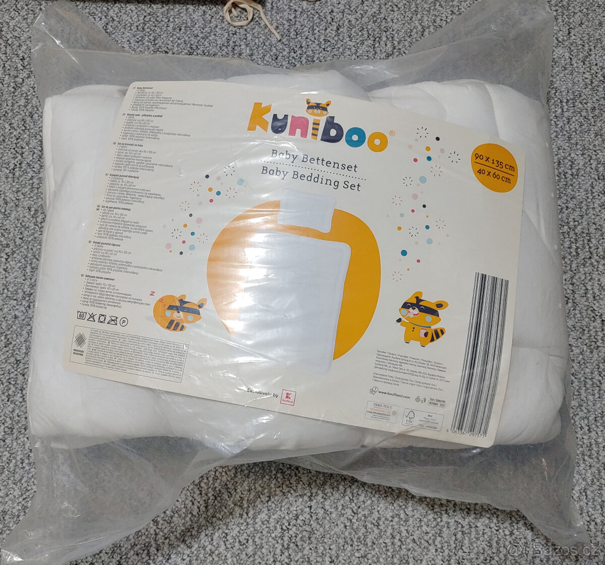 mantinely k postýlce, věci na kočárek, deka+polštář - 2