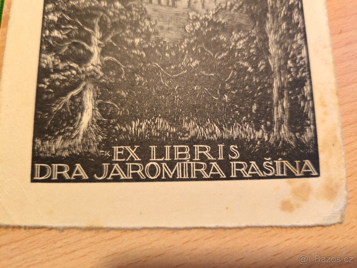 Ex libris - Dr. Jaromír Rašín - 2