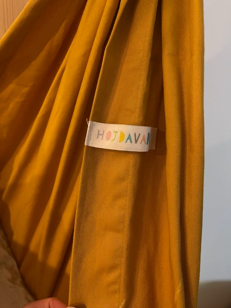 Závěsná kolébka hořčicová HOJDAVAK BABY s matrací - 2