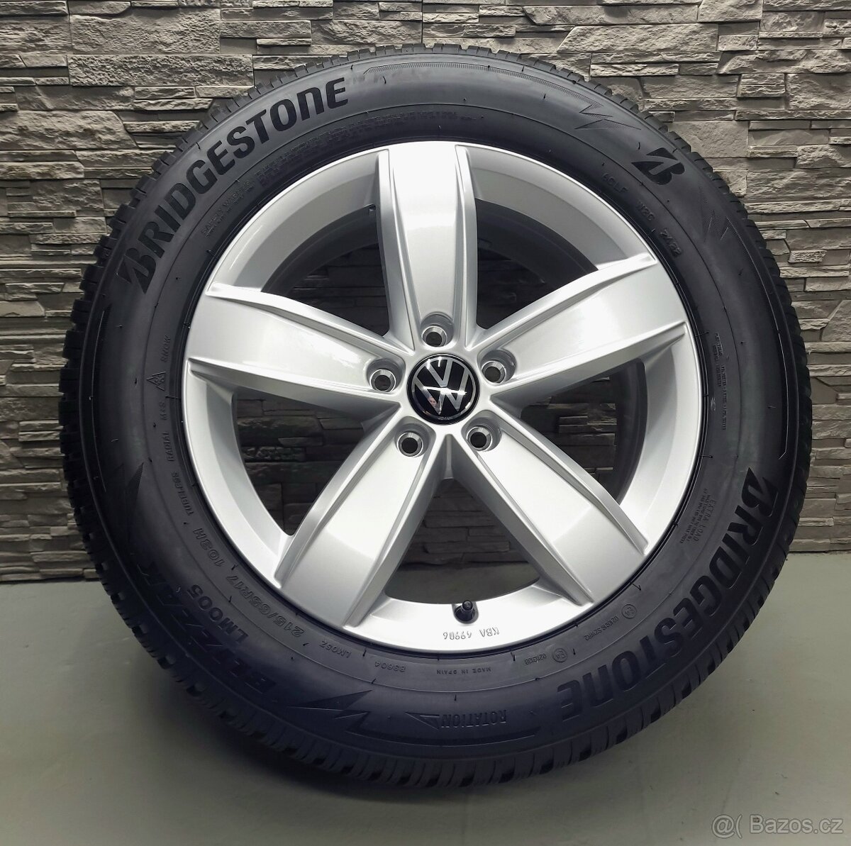 17" Originál VW Corvara Tiguan II 5x112 NOVÁ ZIMNÍ SADA - 2