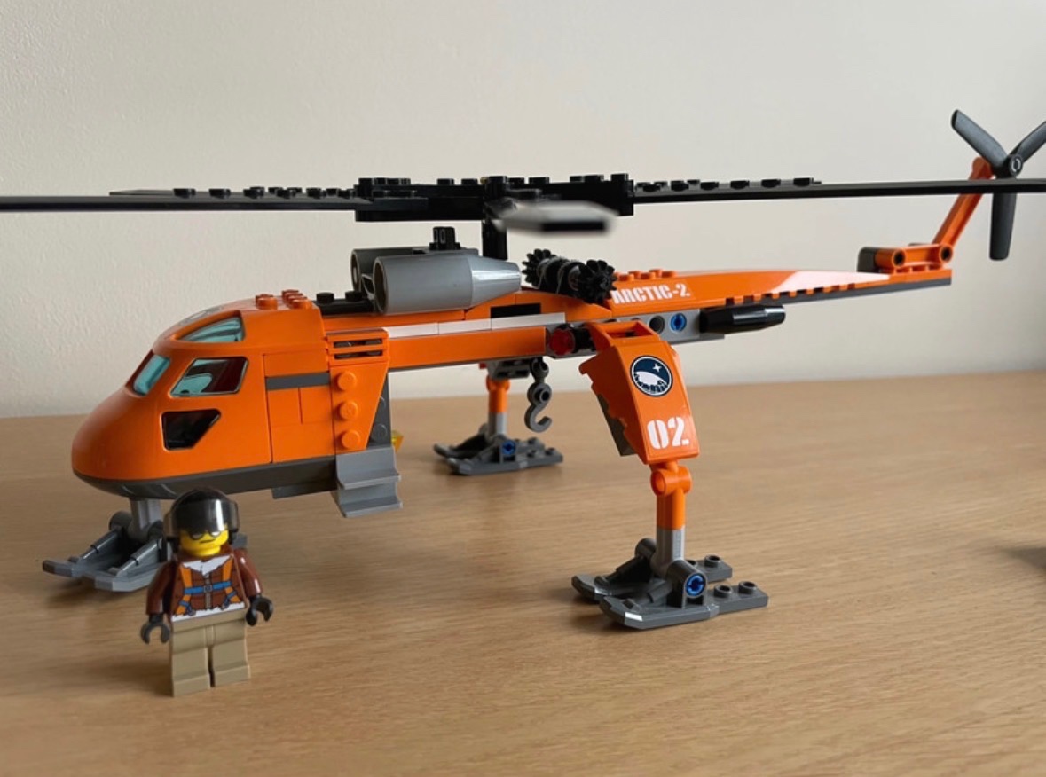 Lego city 60034 polární helikoptéra - 2