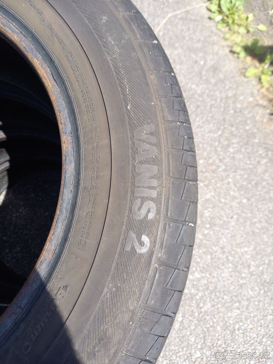 4ks téměř NOVÉ zátežové užitkové pneu 215/65R16C - 2