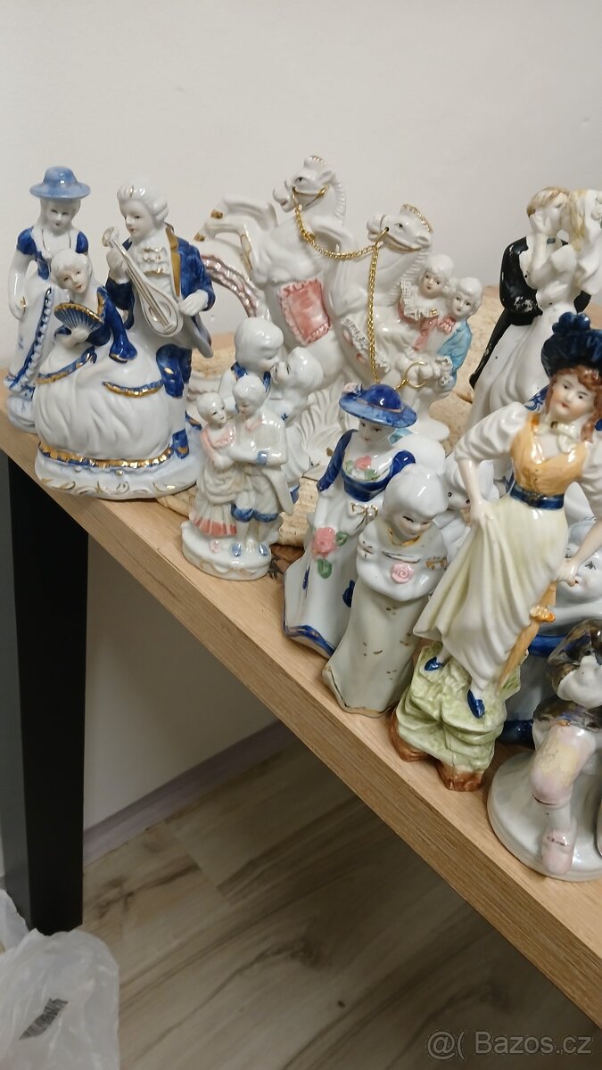 Prodam 35 ks porcelánových Sošek - 2