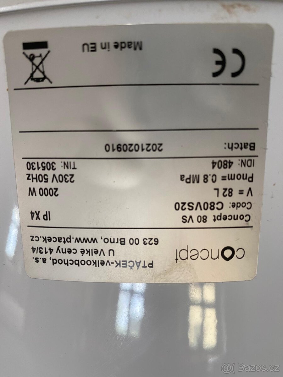 Bojler Bookerovu - 2