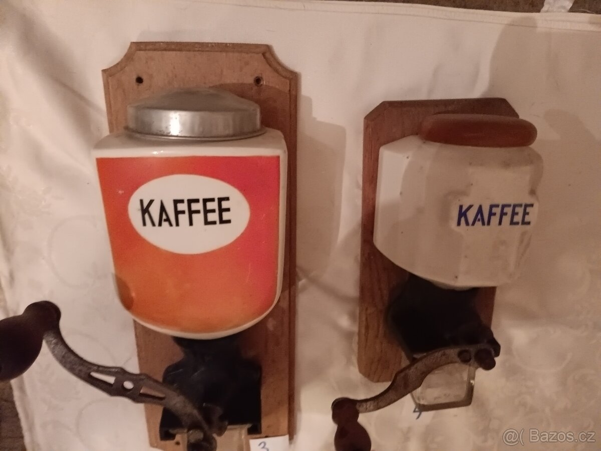 Starožitné mlýnky na kávu - 2