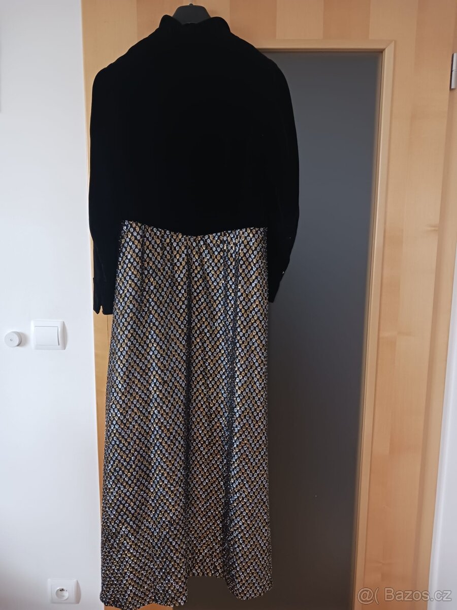VINTAGE SPOLEČENSKÉ ŠATY DLOUHÉ - 2