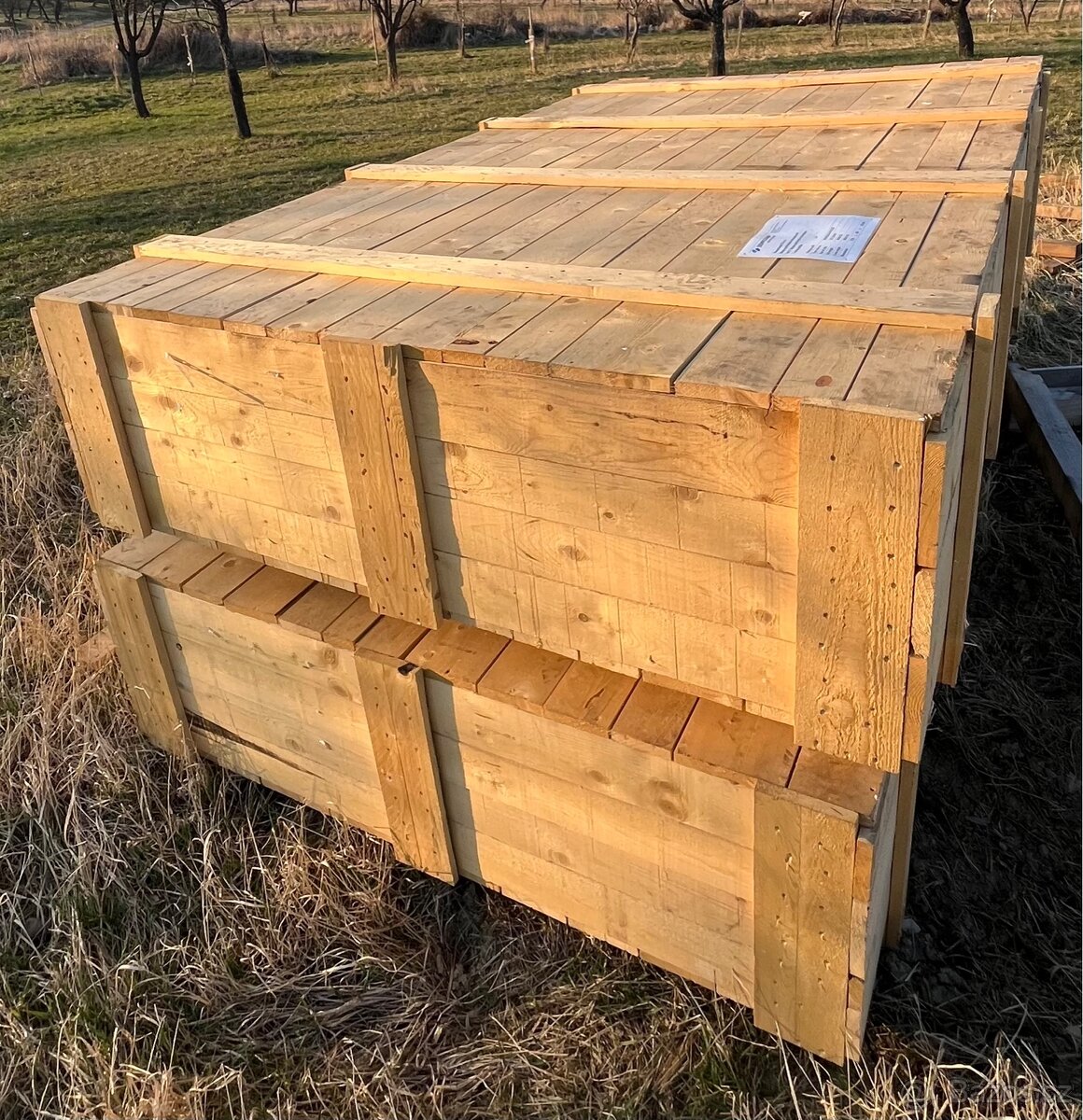 dřevěná bedna 2 ks - 2