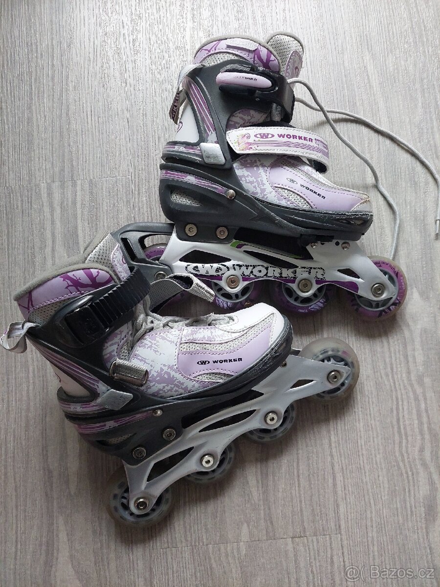 Dětské dívčí inline brusle - 2