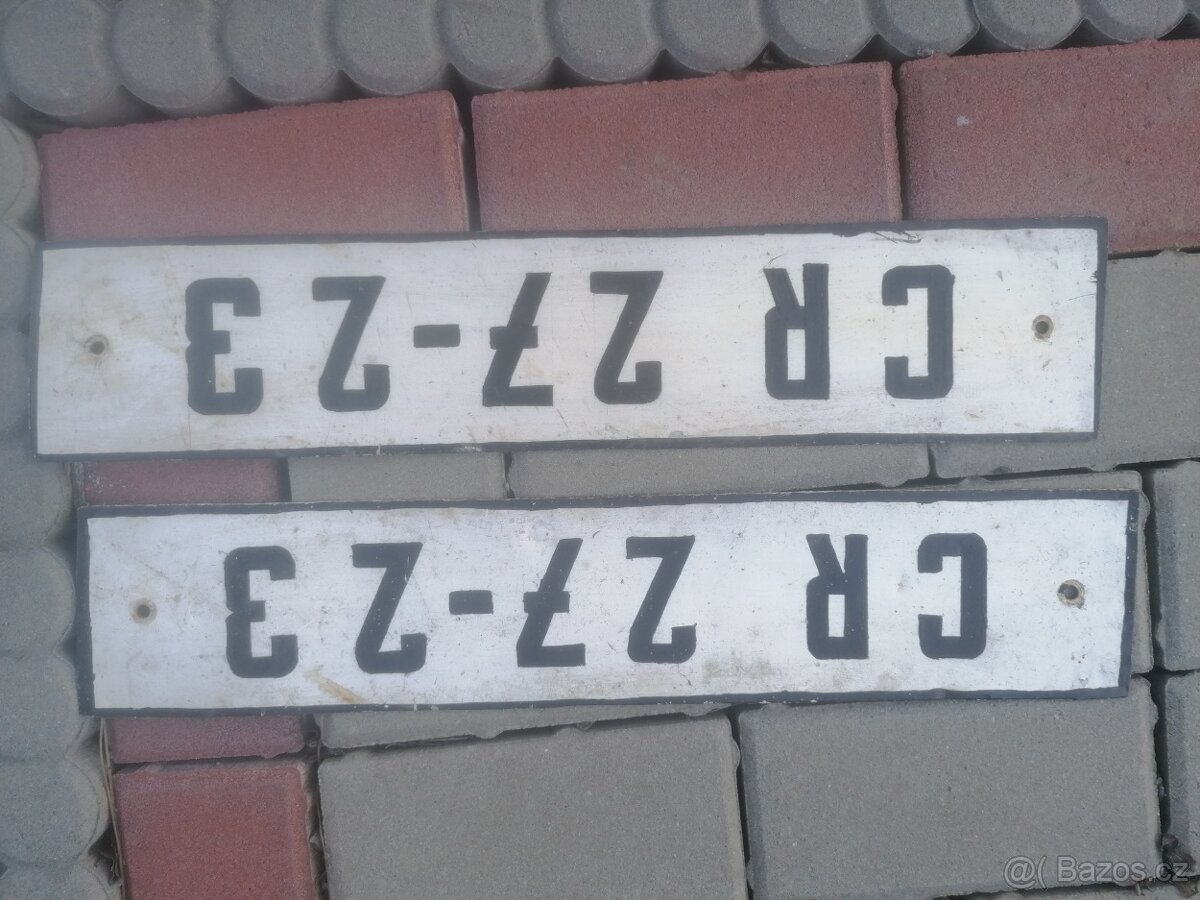 Značky, SPZ - 2