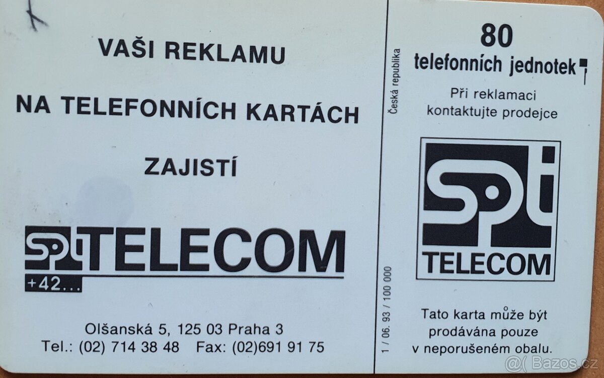 telefonní karty celkem 5ks - 2